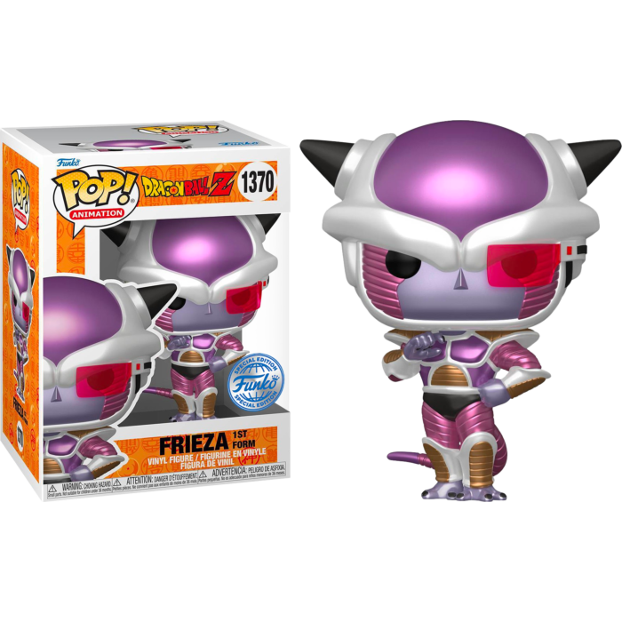 Funko Pop! Dragon Ball Z - First Form Frieza Metallic #1370 - Pop Basement