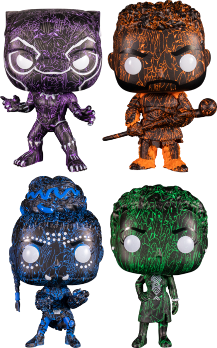 Funko Pop! Black Panther: Legacy - Damion Scott Artist Series - Bundle (Set of 4) - Pop Basement