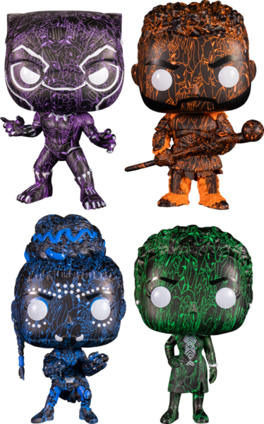 Funko Pop! Black Panther: Legacy - Damion Scott Artist Series - Bundle (Set of 4) - Pop Basement
