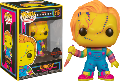 Funko Pop! Bride of Chucky - Chucky Blacklight #315 - Pop Basement