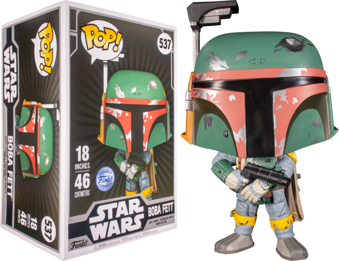 Funko Pop! Star Wars - Boba Fett 18" #537 - Pop Basement