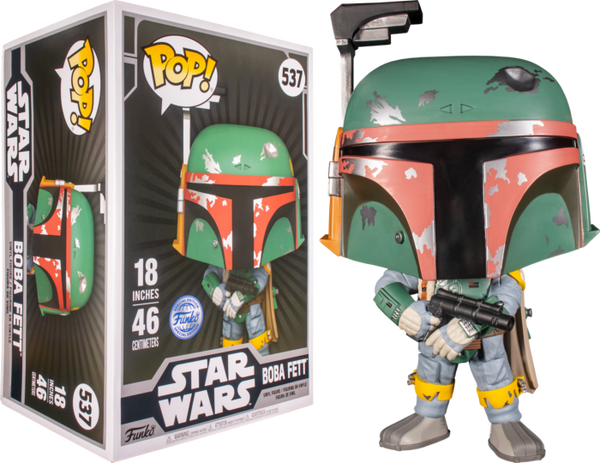Funko Pop! Star Wars - Boba Fett 18" #537 - Pop Basement