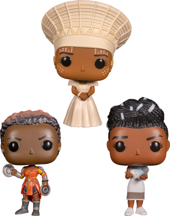 Funko Pop! Black Panther: Legacy - Okoye, Nakia & Ramonda - Bundle (Set of 3) - Pop Basement