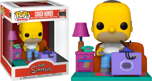 Funko Pop! The Simpsons - Homer watching TV Deluxe #909 - Pop Basement