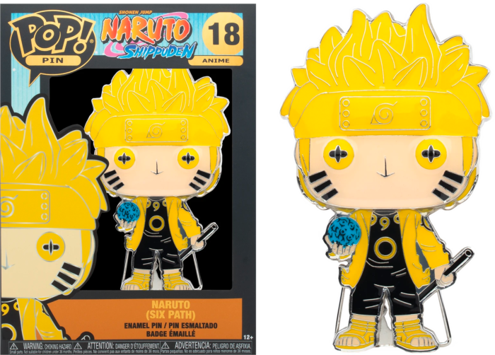 Funko Pop! Naruto: Shippuden - Naruto Six Path 4" Enamel Pin #18 - Pop Basement