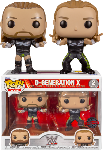Funko Pop! WWE - Triple H & Shawn Michaels D-Generation X - 2-Pack - Pop Basement