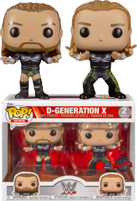 Funko Pop! WWE - Triple H & Shawn Michaels D-Generation X - 2-Pack - Pop Basement