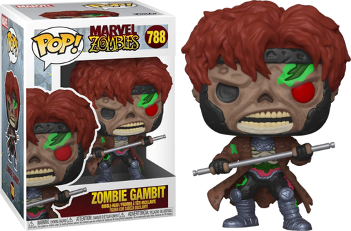 Funko Pop! Marvel Zombies - Gambit Zombie #788 - Pop Basement