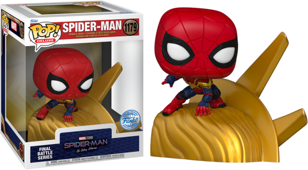 Funko Pop! Spider-Man: No Way Home - Spider-Man Final Battle Series Build-A-Scene Deluxe #1179 - Pop Basement