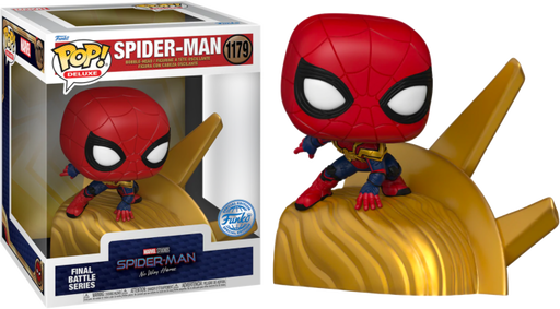 Funko Pop! Spider-Man: No Way Home - Spider-Man Final Battle Series Build-A-Scene Deluxe #1179 - Pop Basement