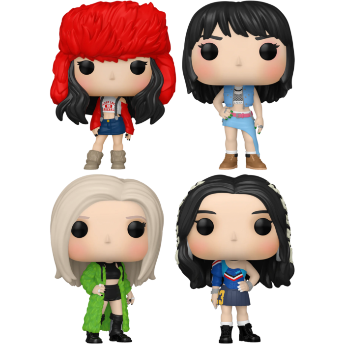 Funko Pop! BLACKPINK - K-Pop Girl Group Jennie, Jisoo, Lisa & Rose - Bundle (Set of 4) - Pop Basement