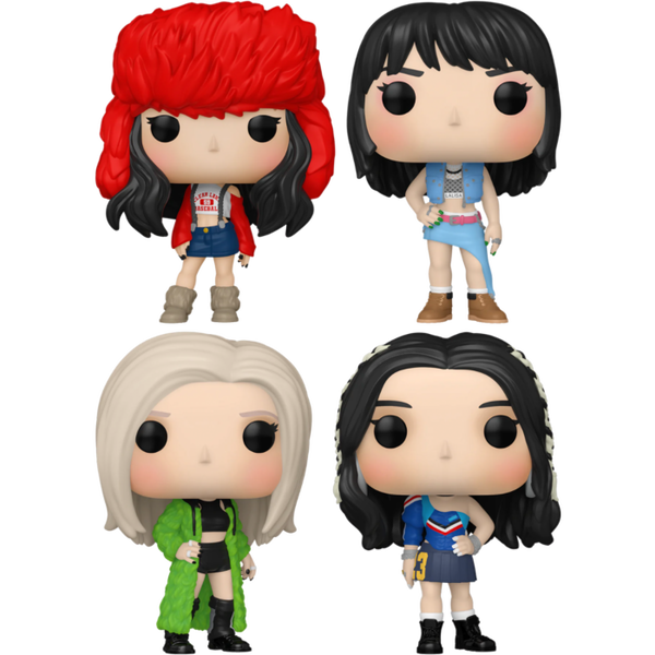 Funko Pop! BLACKPINK - K-Pop Girl Group Jennie, Jisoo, Lisa & Rose - Bundle (Set of 4) - Pop Basement