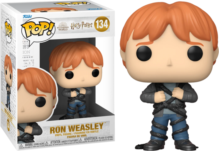 Funko Pop! Harry Potter - Ron Weasley with Devil’s Snare 20th Anniversary #134 - Pop Basement