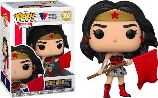 Funko Pop! Wonder Woman - Wonder Woman Red Son 80th Anniversary #392 - Pop Basement