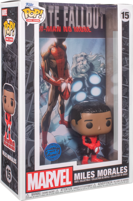 Funko Pop! Comic Covers - Spider-Man - Miles Morales Ultimate Fallout #15 - Pop Basement