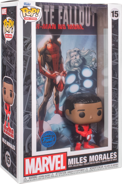 Funko Pop! Comic Covers - Spider-Man - Miles Morales Ultimate Fallout #15 - Pop Basement