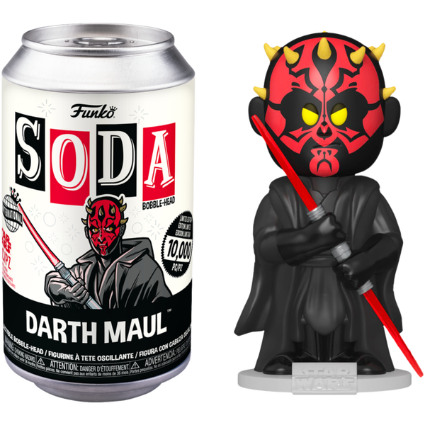 Funko - Star Wars - Darth Maul SODA Vinyl Figure in Collector Can (International Edition) - Pop Basement