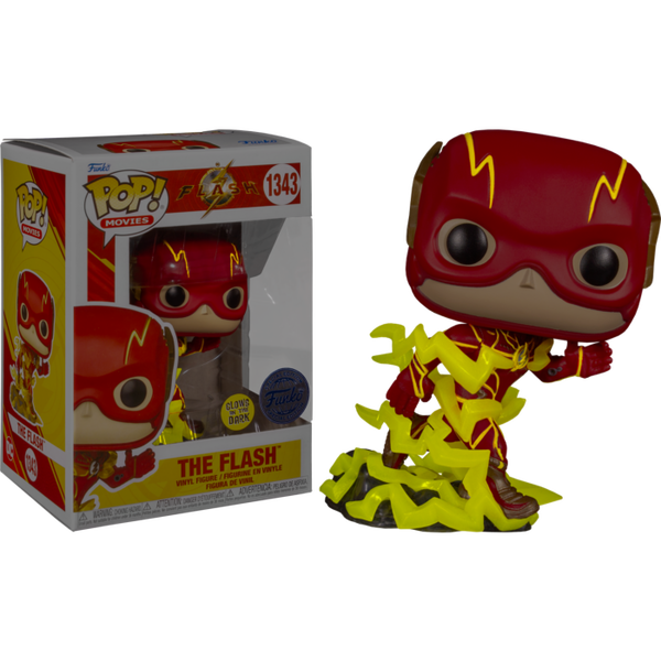 Funko Pop! The Flash (2023) - The Flash Glow in the Dark #1343 - Pop Basement