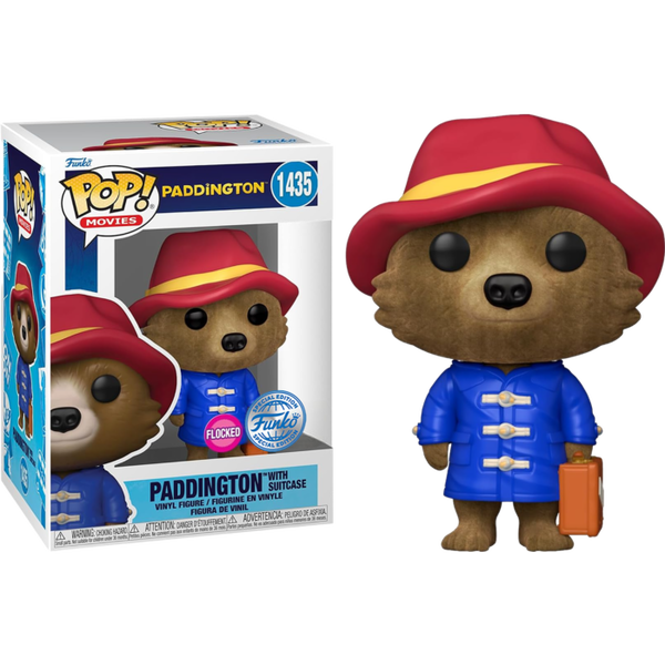 Funko Pop! Paddington - Paddington with Suitcase Flocked #1435 - Pop Basement