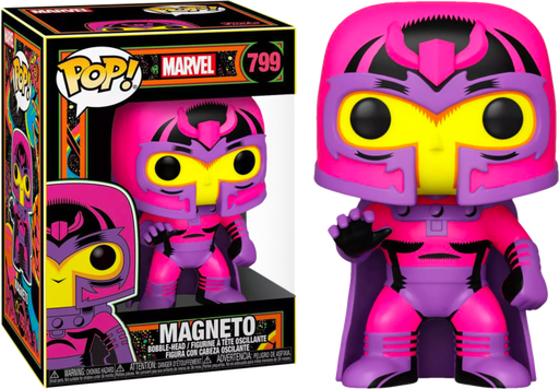 Funko Pop! Marvel: Blacklight - Magneto Blacklight #799 - Pop Basement