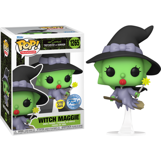 Funko Pop! The Simpsons - Maggie Simpson as Witch Glow in the Dark #1265 - Pop Basement