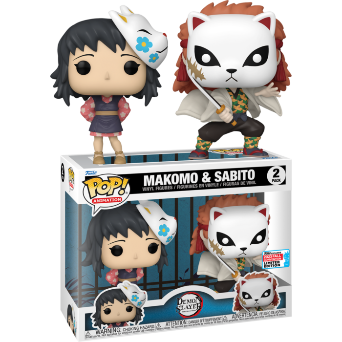 Funko Pop! Demon Slayer - Makomo & Sabito - 2-Pack (2023 Fall Convention Exclusive) - Pop Basement