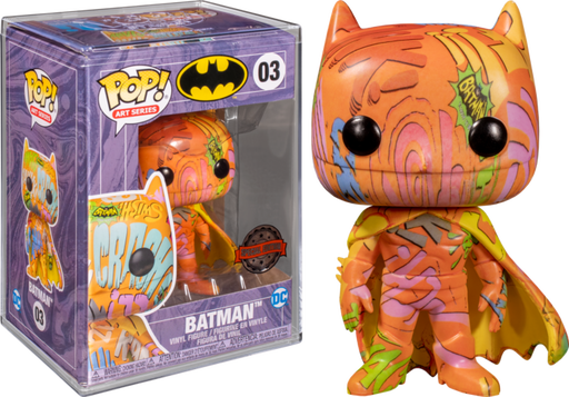 Funko Pop! Batman - Batman Orange Artist Series with Pop! Protector #03 - Pop Basement