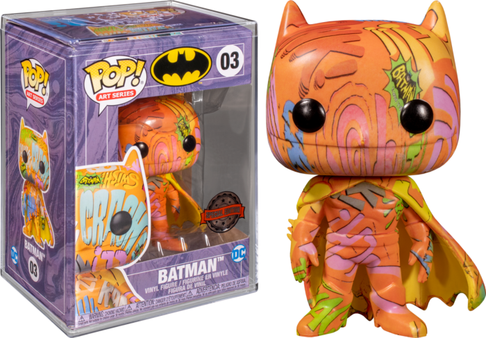 Funko Pop! Batman - Batman Orange Artist Series with Pop! Protector #03 - Pop Basement