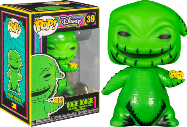 Funko Pop! The Nightmare Before Christmas - Oogie Boogie Blacklight #39 - Pop Basement