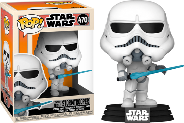 Funko Pop! Star Wars - Stormtrooper Ralph McQuarrie Concept Series #470 - Pop Basement