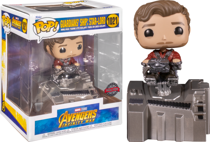 Funko Pop! Guardians of the Galaxy - Starlord in Guardian’s Ship Diorama Deluxe #1021 - Pop Basement