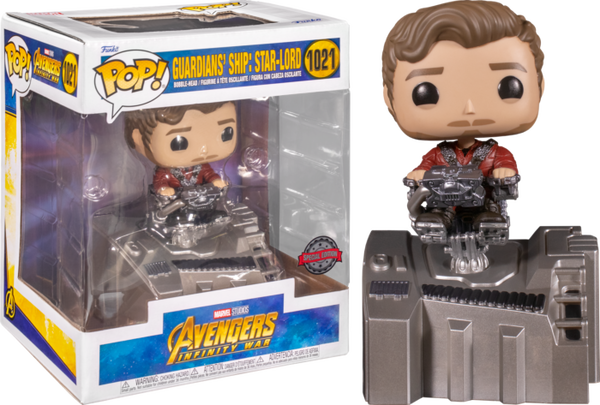 Funko Pop! Guardians of the Galaxy - Starlord in Guardian’s Ship Diorama Deluxe #1021 - Pop Basement