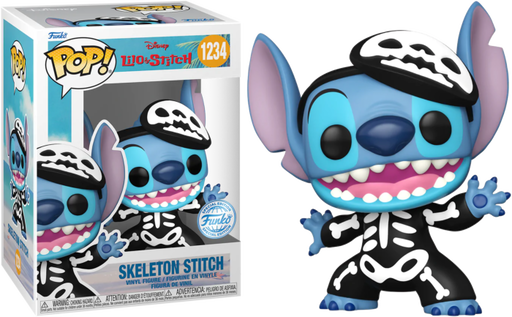 Funko Pop! Lilo & Stitch - Skeleton Stitch #1234 - Chase Chance - Pop Basement