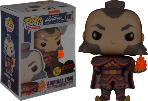 Funko Pop! Avatar: The Last Airbender - Admiral Zhao with Fireball Glow in the Dark #1001 - Pop Basement