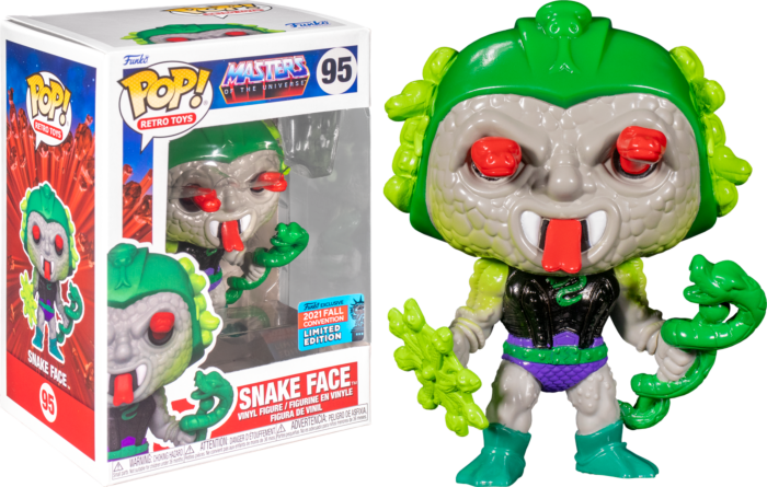 Funko Pop! Masters of the Universe - Snake Face #95 (2021 Fall Convention Exclusive) - Pop Basement