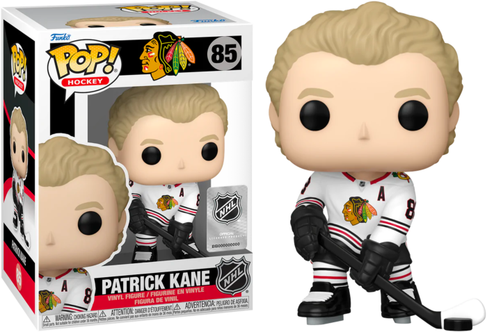 Funko Pop! NHL Hockey - Patrick Kane Chicago Blackhawks Road Jersey #85 - Pop Basement