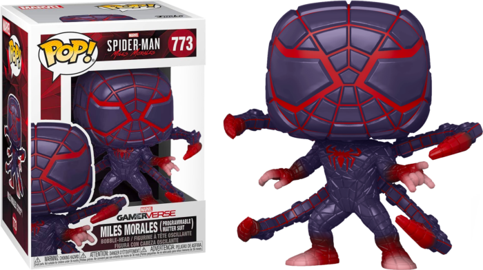 Funko Pop! Marvel's Spider-Man: Miles Morales - Miles Morales in Programmable Matter Suit #773 - Pop Basement