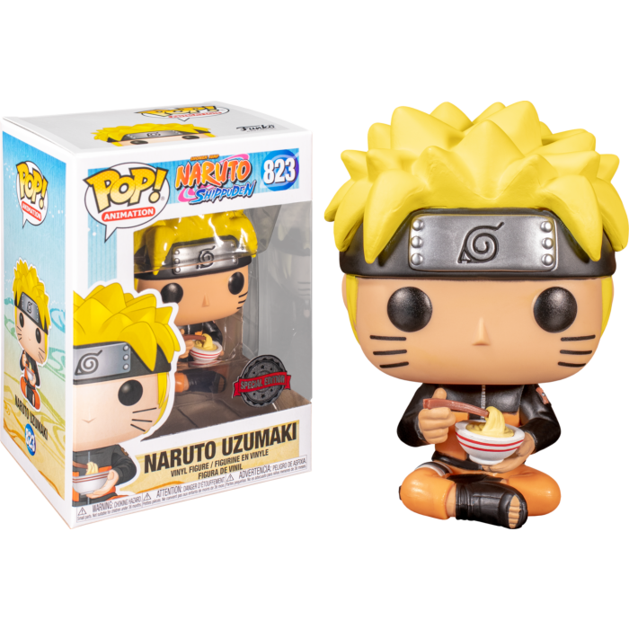 Funko Pop! Naruto: Shippuden - Naruto Eating Noodles #823 - Pop Basement