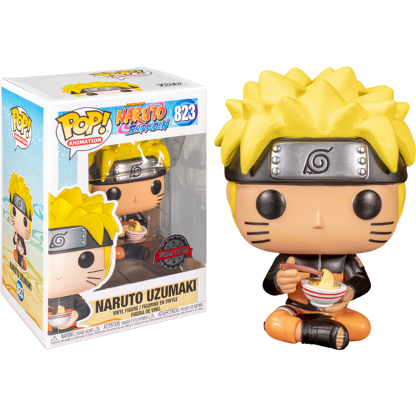 Funko Pop! Naruto: Shippuden - Naruto Eating Noodles #823 - Pop Basement