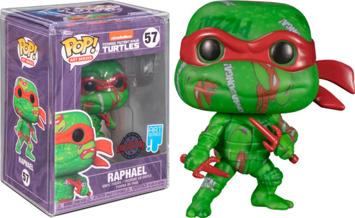 Funko Pop! Teenage Mutant Ninja Turtles II: The Secret of the Ooze - Raphael Artist Series with Pop! Protector #57 - Pop Basement