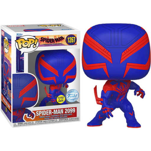 Funko Pop! Spider-Man: Across the Spider-Verse (2023) - Spider-Man 2099 Glow in the Dark #1267 - Pop Basement