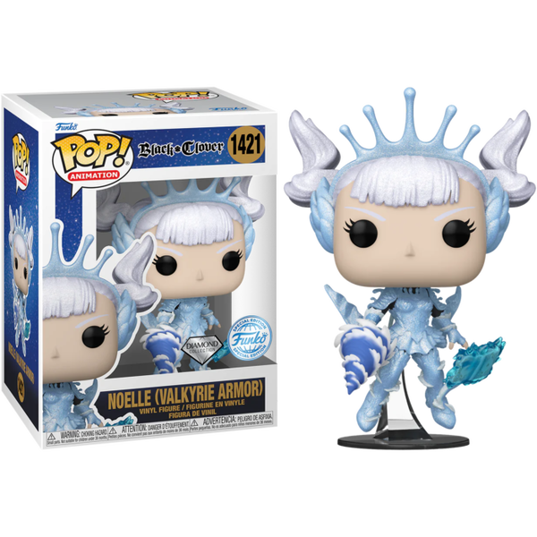 Funko Pop! Black Clover - Noelle in Valkyrie Armour Diamond Glitter #1421 - Pop Basement