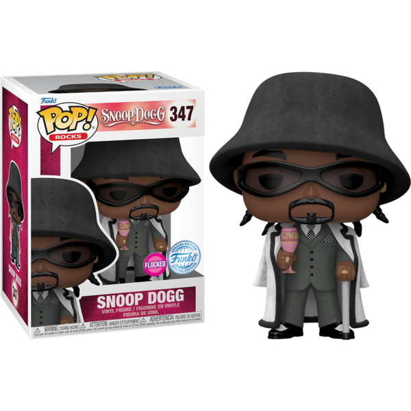 Funko Pop! Snoop Dogg - Snoop Dogg 2002 BET Awards Flocked #347 - Pop Basement