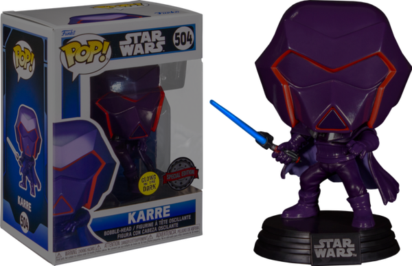 Funko Pop! Star Wars: Visions - Karre Glow in the Dark #504 - Pop Basement