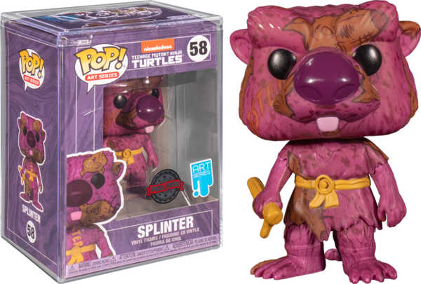 Funko Pop! Teenage Mutant Ninja Turtles II: The Secret of the Ooze - Splinter Artist Series with Pop! Protector #58 - Pop Basement