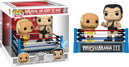 Funko Pop! WWE - Hulk Hogan vs. Andre the Giant Wrestlemania III Moment - 2-Pack - Pop Basement