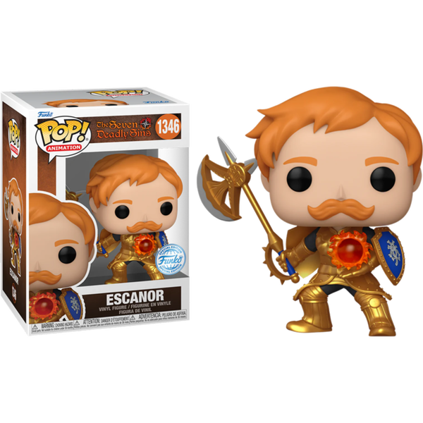 Funko Pop! The Seven Deadly Sins - Escanor Metallic #1346 - Pop Basement