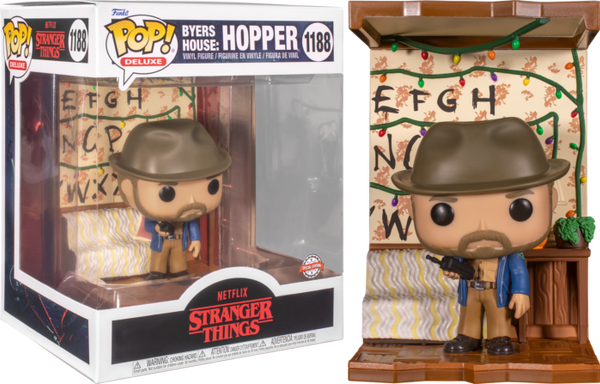 Funko Pop! Stranger Things - Hopper in Byers House Deluxe Build-A-Scene #1188 - Pop Basement