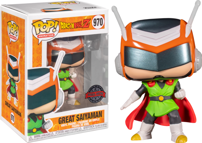 Funko Pop! Dragon Ball Z - Great Saiyaman & Saiyagirl (+ Box of 6 Mystery Exclusive Pop! Vinyl Figures) - Pop Basement