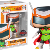 Funko Pop! Dragon Ball Z - Great Saiyaman & Saiyagirl (+ Box of 6 Mystery Exclusive Pop! Vinyl Figures) - Pop Basement